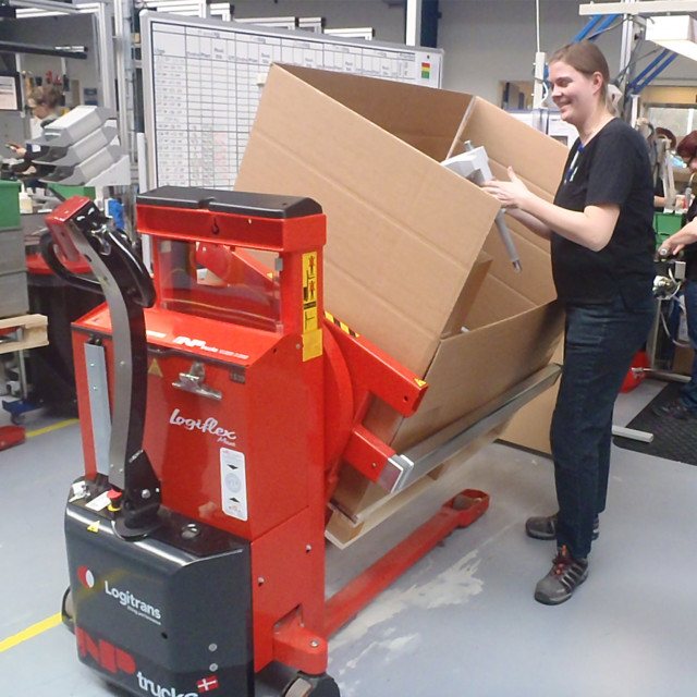 Rotator mit starren Boxhaltern